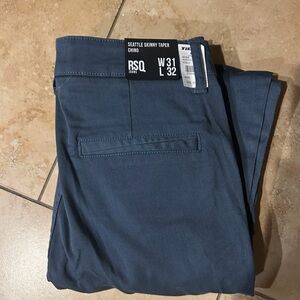 RSQ Seattle Skinny Taper Chino - Slate